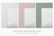 A4 Portrait Frame Mockup Bundle, a Household Mockup by Lelu Art Design (Thumbnail 9 of 11)