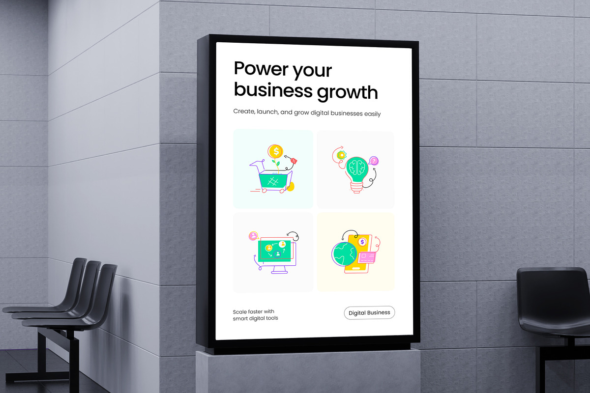 Digital Business Icons Bundle, a Duotone Icon by Vectors Market (Photo 9 of 13)