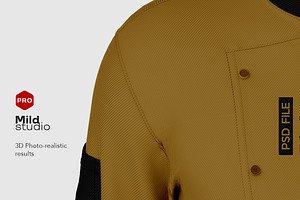 Men's Chef Jacket Mockup