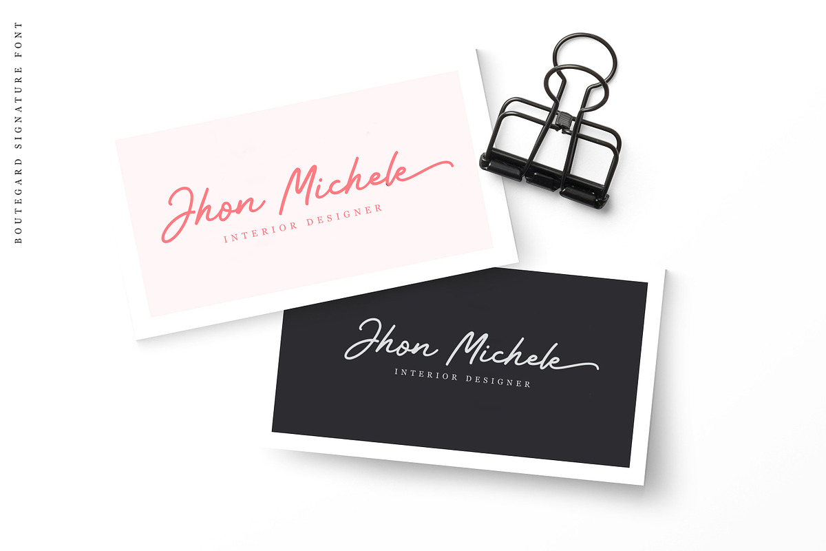 Boutegard Classy Signature, a Script Font by Typenations (Photo 12 of 16)