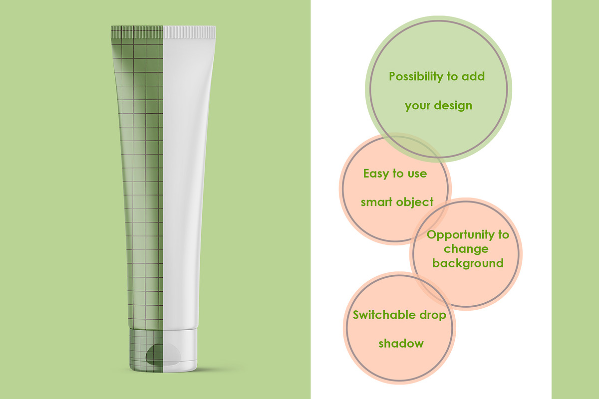 Cosmetic Tube Mockup, a Packaging Mockup by AG Mockups (Photo 3 of 3)