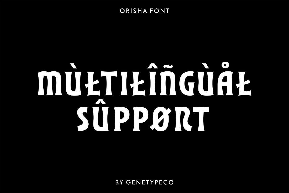 Orisha Funky Bold Font, a Sans Serif Font by Genetype (Photo 8 of 8)
