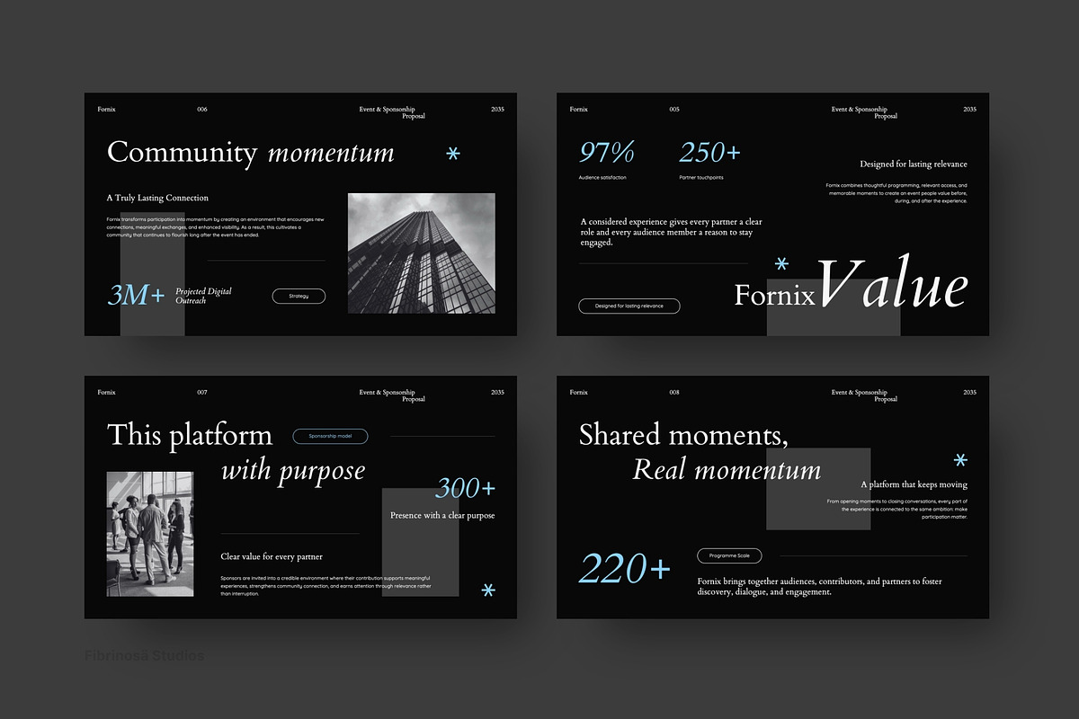 Event & Sponsorship Proposal Deck, a Presentation Template by FIBRINOSÄ (Photo 4 of 7)