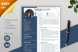 ATS Resume CV Word & Google Docs 21