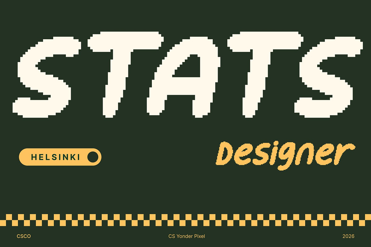 CS Yonder Pixel, a Sans Serif Font by Craft Supply Co. (Photo 2 of 8)