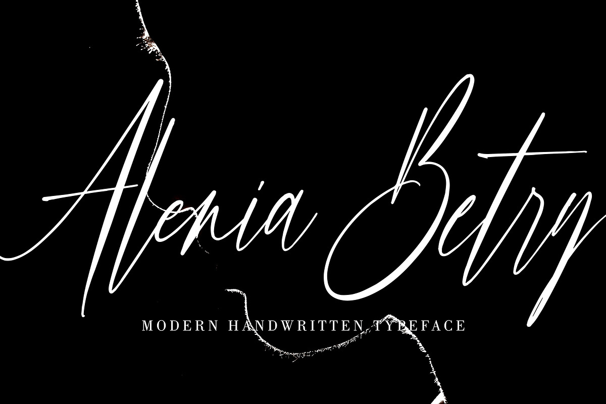 Alenia Betry, a Script Font by pineungtype (Photo 1 of 9)
