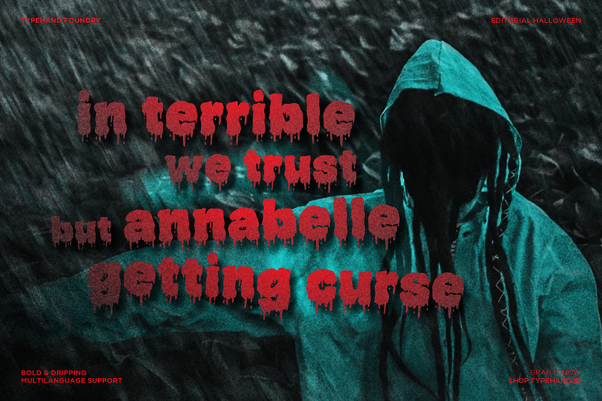 Bloodwell - Bloody Horror Font, a Font by Typehand Studio (Photo 6 of 7)
