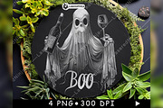 Drunk Ghost BOO Wine Bottle Signage, a Background Graphic by LaseredNinja (Thumbnail 6 of 7)