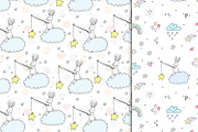 Cute rabbits patterns colection!, a Pattern Graphic by Irene_Boiko_ART (Thumbnail 2 of 21)