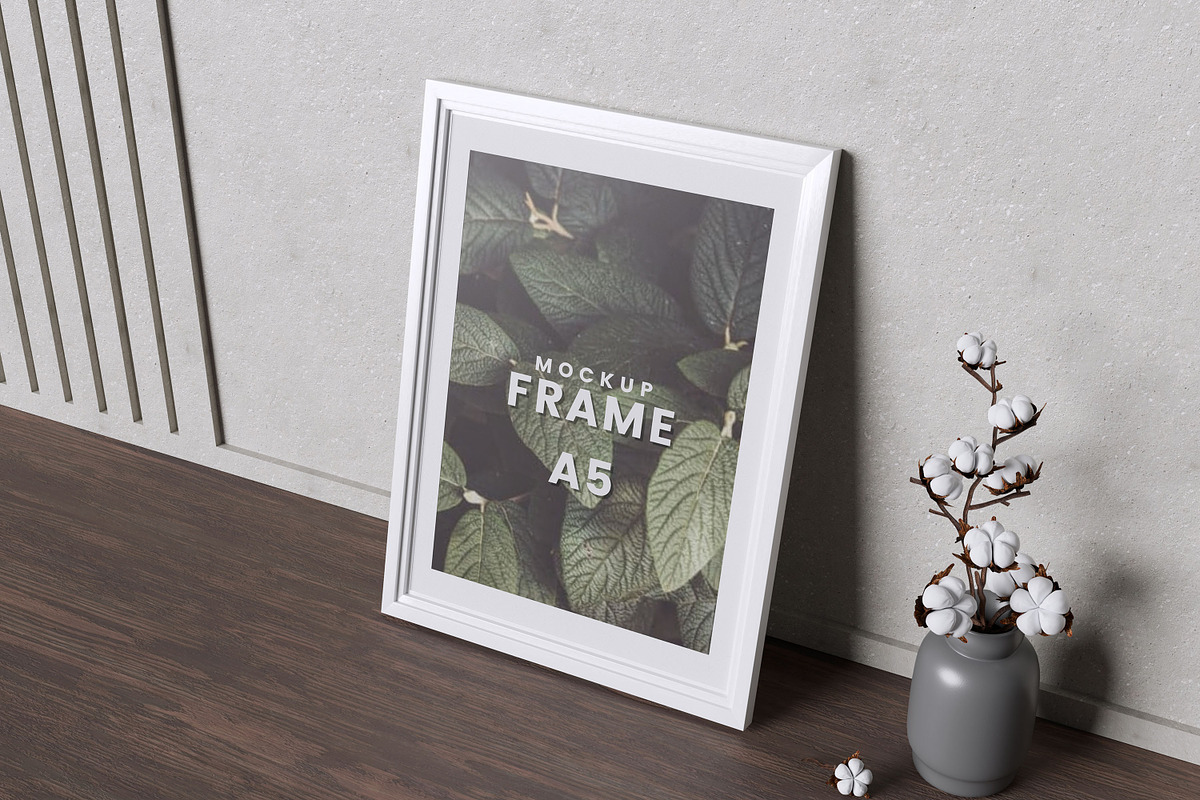 Frame A5 Mockup, an Advertising Mockup by xavier_studio