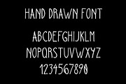 Hand Drawn Font, a Font by vladocar (Thumbnail 4 of 7)