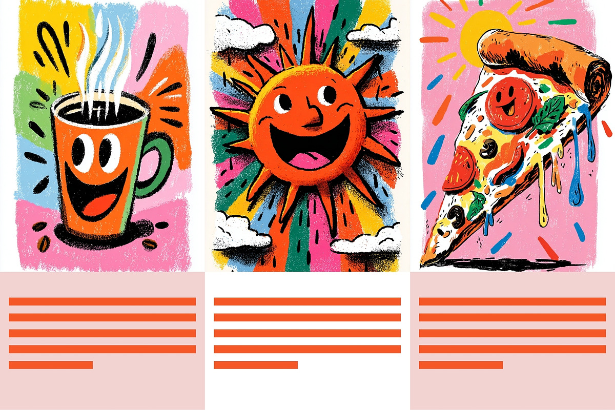 Playful Crayon Illustration Prompt, a Decorative Illustration by Artimind Studio (Photo 6 of 9)