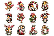 Whimsical Easter Chick Clipart, a Graphic by CitraGraphics (Thumbnail 4 of 4)
