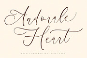 Andorale Heart Handwritten Script, a Script Font by Storytype Studio (Thumbnail 1 of 15)