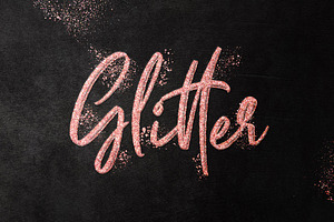 Fancy Glitter Text Effect