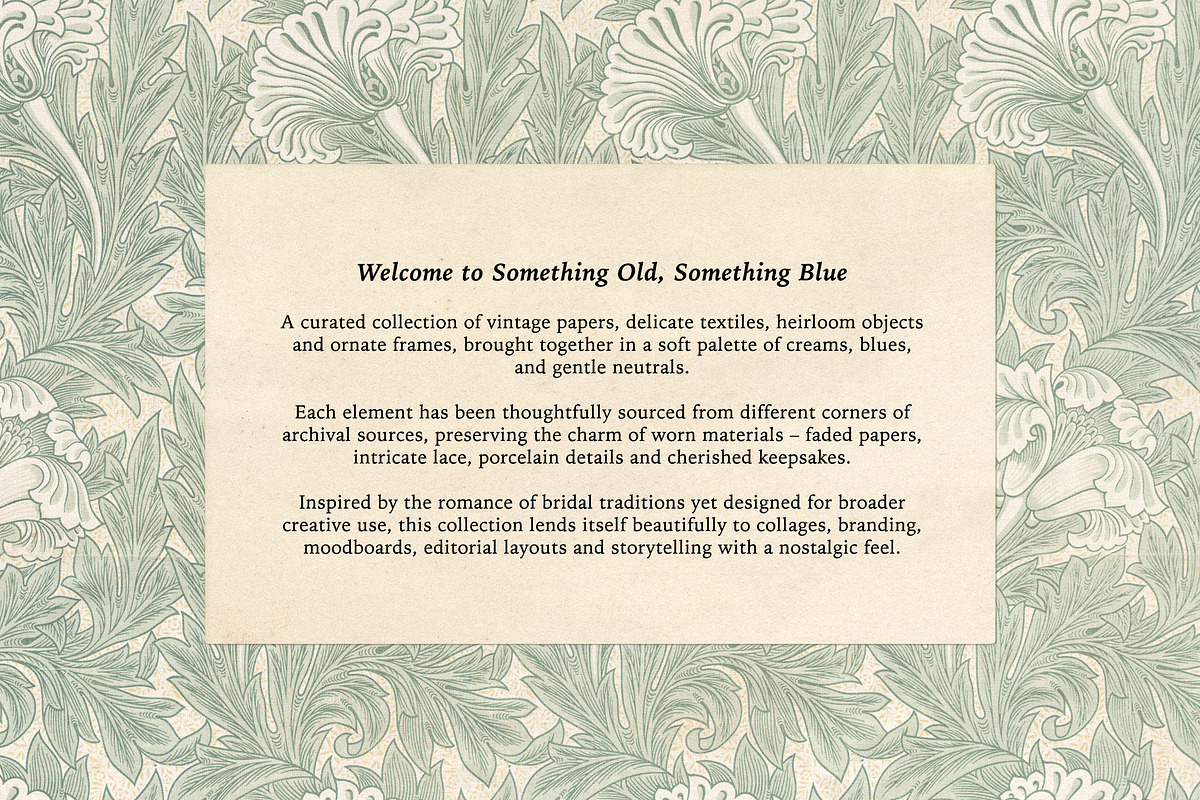 Something Old, Something Blue, an Object Graphic by Dina Mae (Photo 2 of 15)