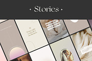 CANVA & PS / Aesthetics 60 instagram, a Social Media Template by Simple có (Thumbnail 8 of 10)