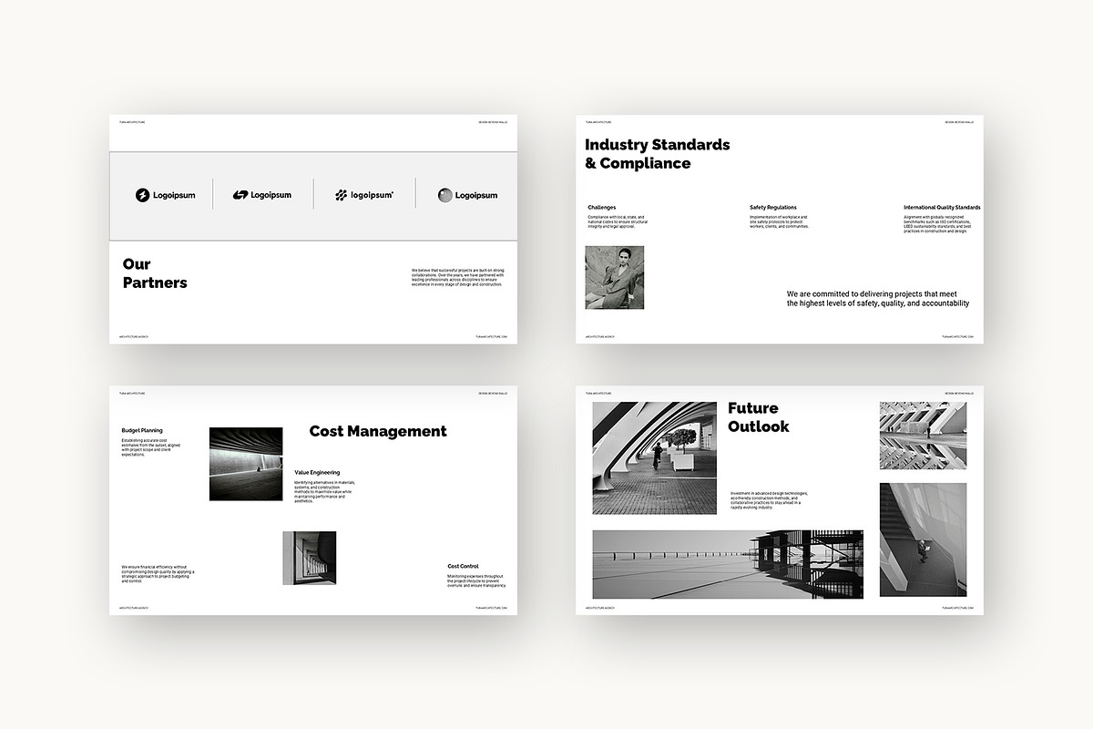 Tura : Architect Pitch Google Slides, a Presentation Template by Punkl Camp (Photo 4 of 9)