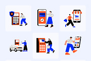 Credit Card Illustration Art Set, a Finance Illustration by Creative Stall (Thumbnail 8 of 9)
