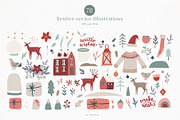 Cute Scandinavian Christmas set, a Seasonal Illustration by Tabita's shop (Thumbnail 9 of 10)