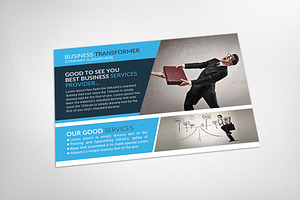 Business Promotion Postcard Template