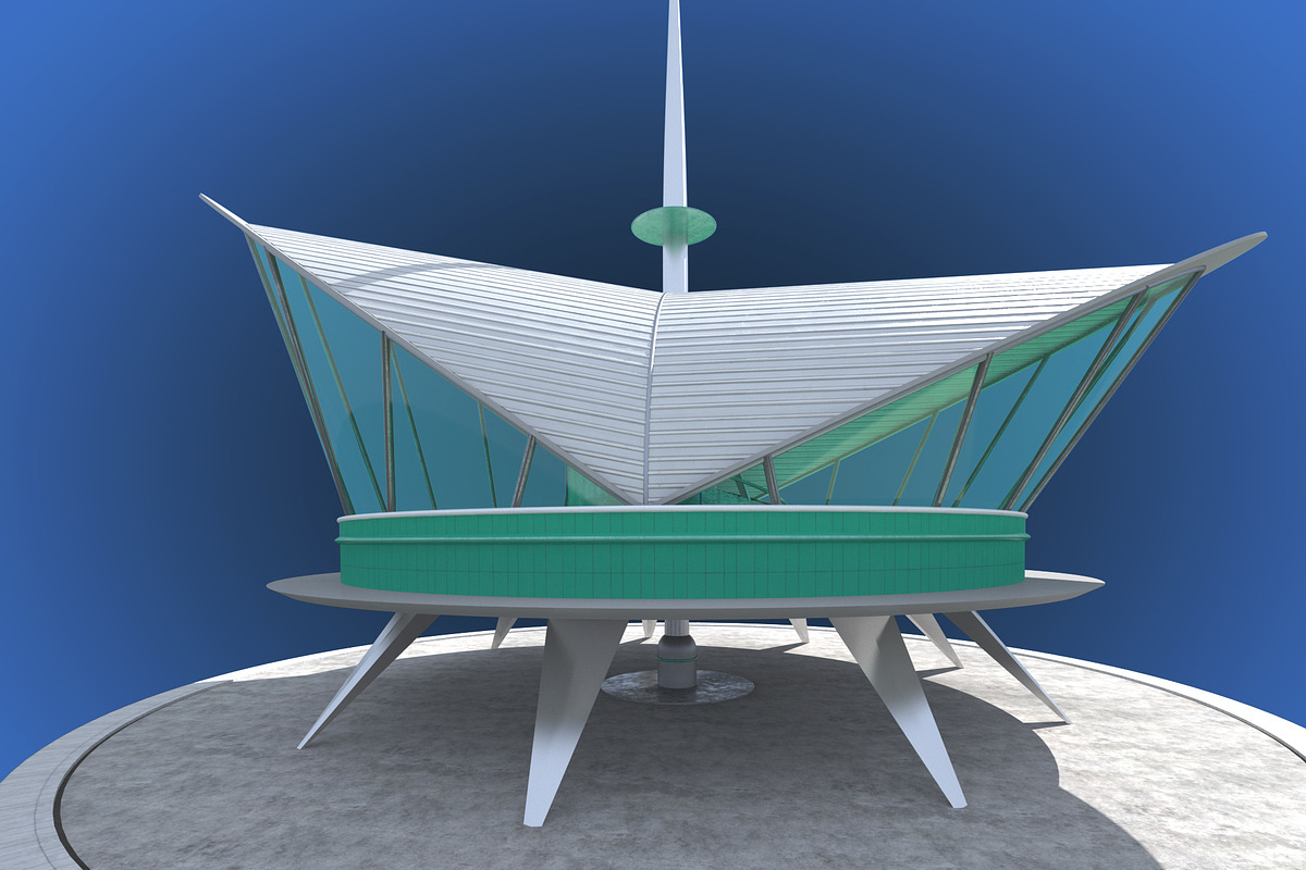Futuristic Architecture Skyscraper #, an Architecture 3D Model by Daniel Mikulik (Photo 6 of 14)