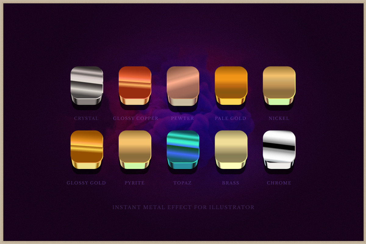 Aurous - Text Styles for Illustrator, a Layer Style Add-On by Vector Galore (Photo 4 of 5)