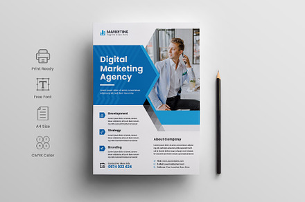 Corporate Business Flyer Template, a Flyer Template by workclan24