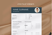 Actor Resume Template with Headshot, a Resume Template by OkiDocs Resume Templates (Thumbnail 10 of 11)