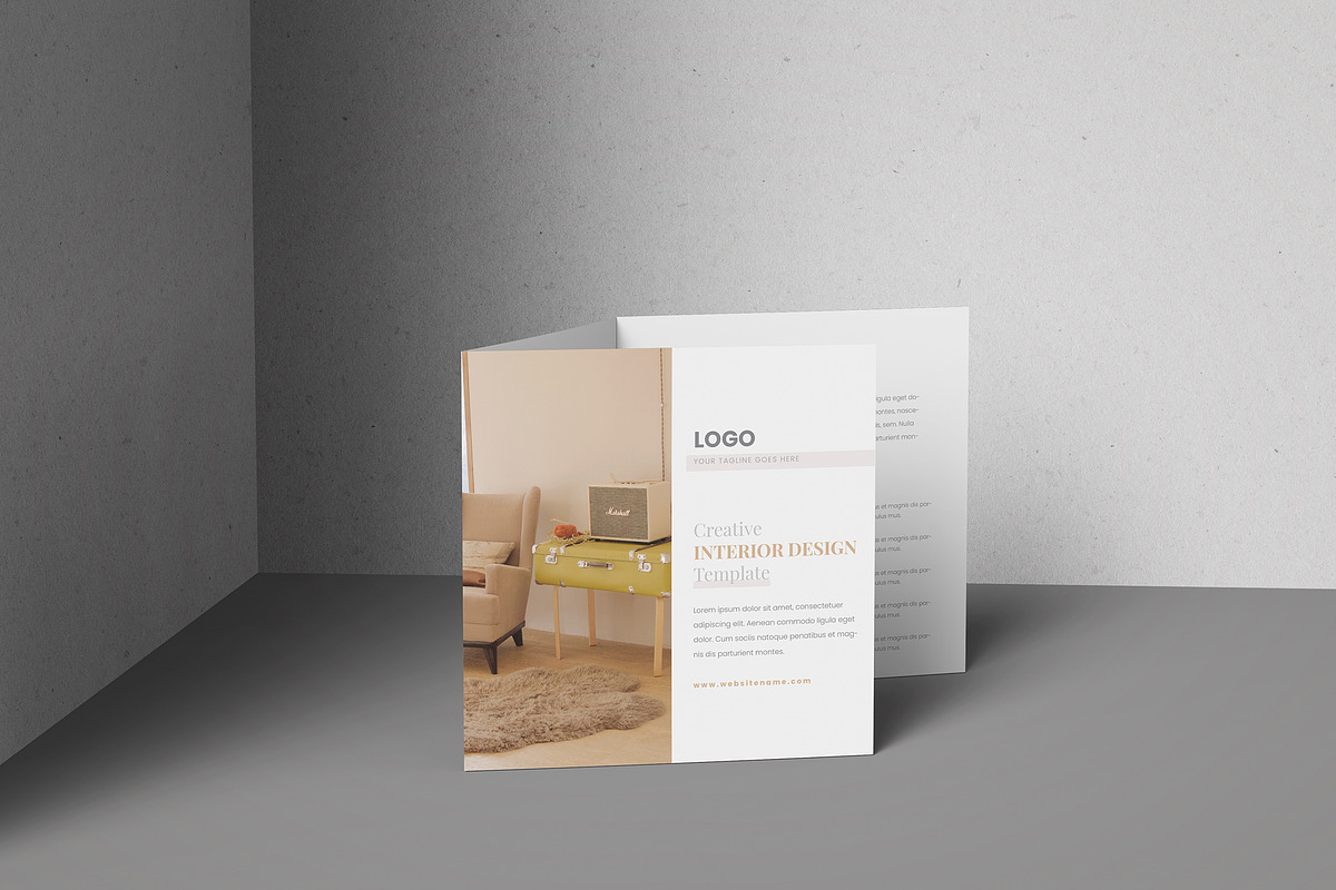 Real Estate Square Trifold Brochure, a Brochure Template by ZAAS (Photo 9 of 9)
