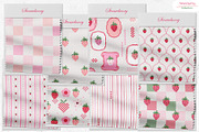 Strawberry Seamless Patterns, a Pattern Graphic by InaCorart (Thumbnail 2 of 7)