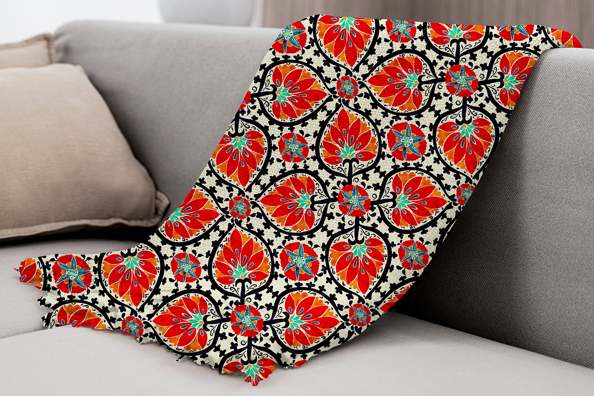 Modern Suzani collection, a Decorative Illustration by Mona Ahmed (Photo 10 of 11)
