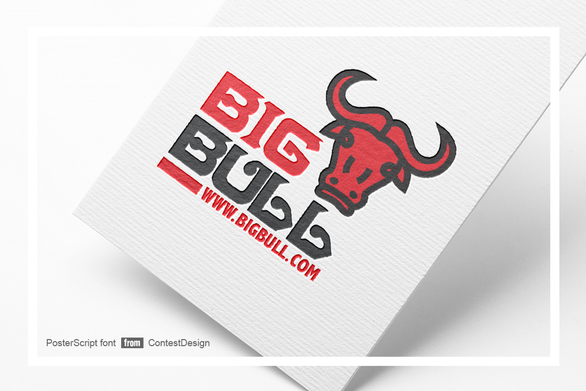 PosterScript New Display Font Face preview 2