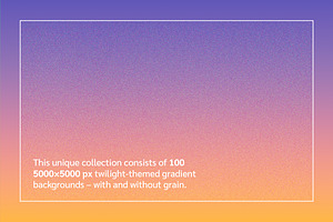 Twilight 100 Gradient Backgrounds