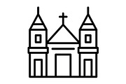 Tyn Church Line Icon, an Icon by Pexelpy (Thumbnail 1 of 2)