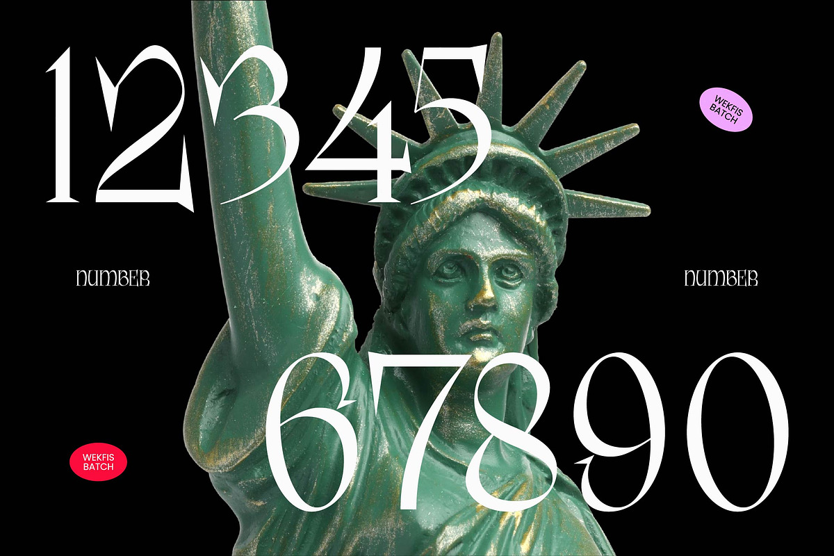 Wekfis Batch Display Serif Typeface, a Serif Font by timelesstype.co (Photo 5 of 10)
