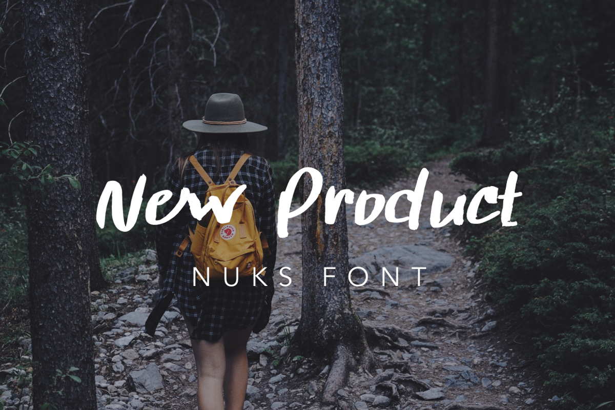 Nuks Handwritten Font Script Brush, a Script Font by Goashape Studio (Photo 9 of 10)