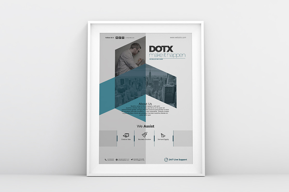 Poster Template, a Flyer Template by artisanHR (Photo 6 of 7)