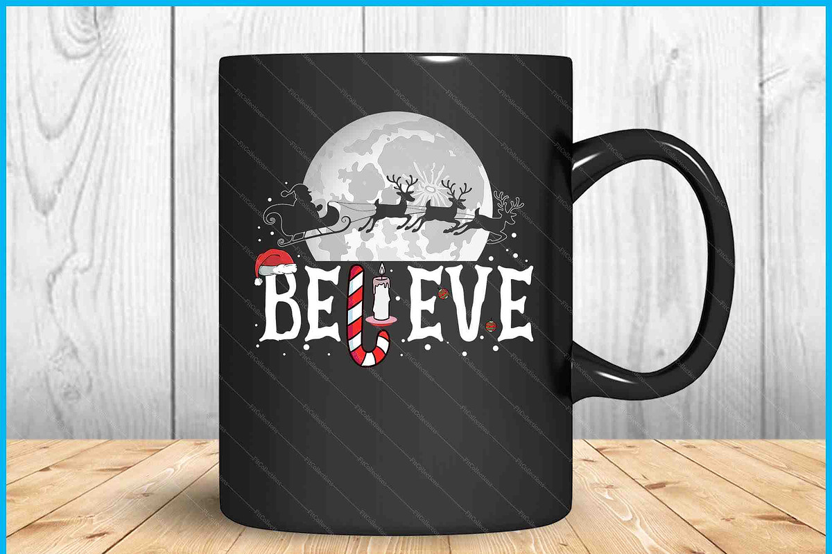 Christmas Santa Claus Faith SVG PNG, a Graphic by Creativeusart (Photo 3 of 4)