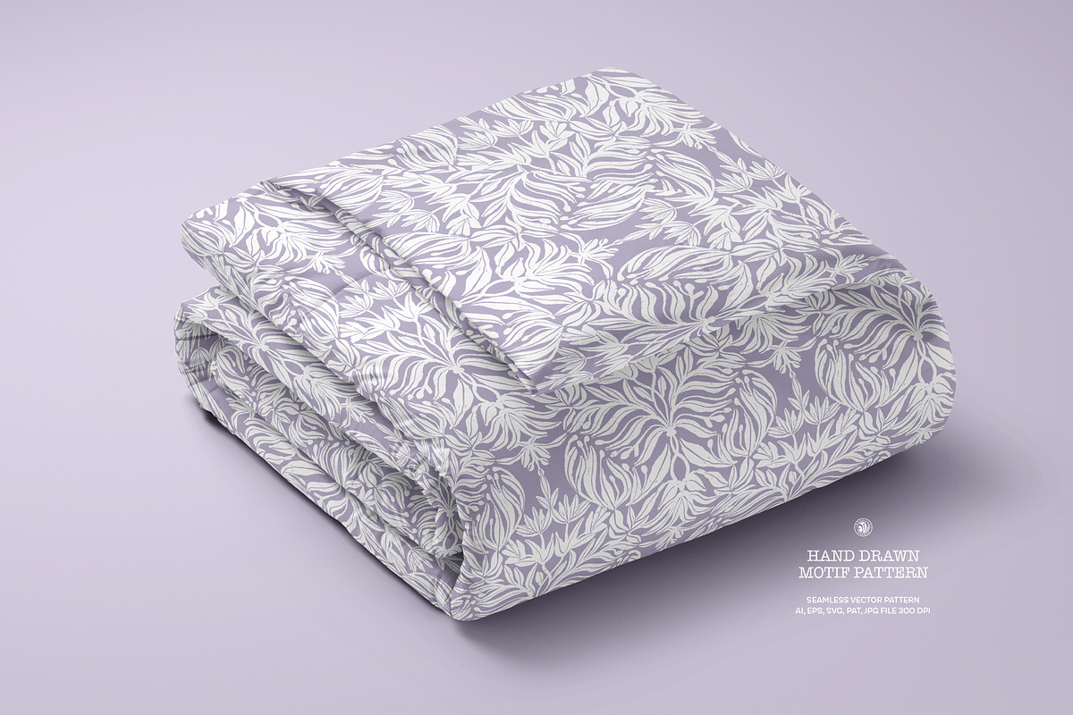 Hand Drawn Motif Wallpaper, a Wallpaper Graphic by Bloomart Studio (Photo 4 of 7)