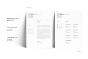 Creative Modern Resume Template, a Resume Template by GraphicFlava (Thumbnail 4 of 8)