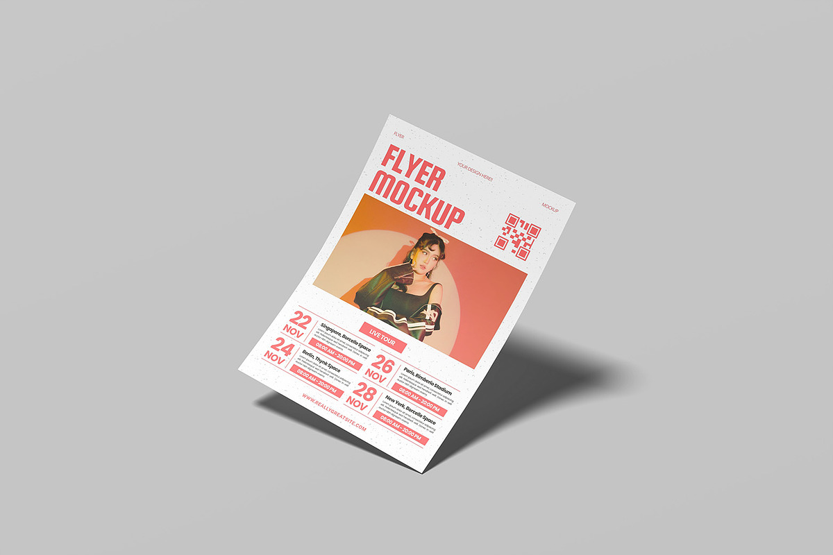 Flyer Mockup, an Advertising Mockup by graphicsecond (Photo 6 of 7)