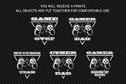 Gamepad print., a Branding & Logo Template by Nomber_86 (Thumbnail 2 of 2)