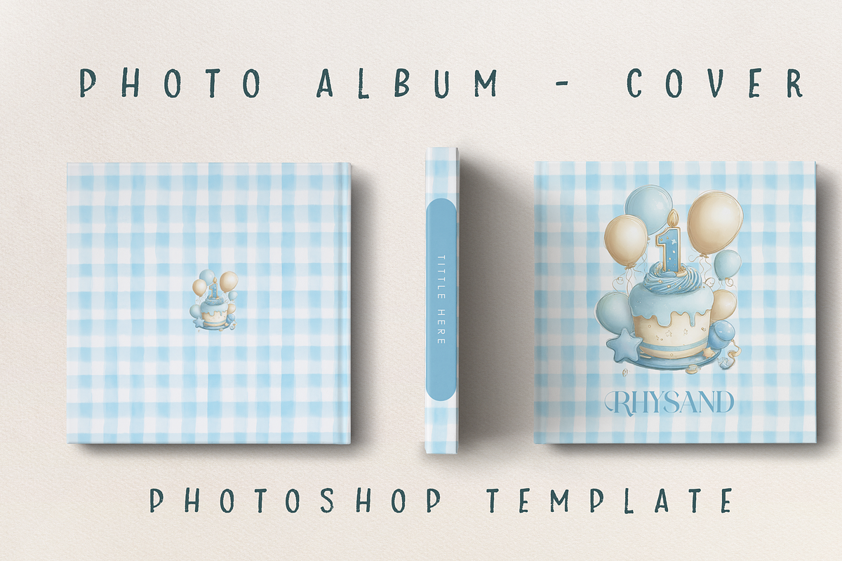 PHOTO ALBUM COVER | Photoshop, a Magazine Template by Advina Store (Photo 2 of 2)