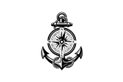 Nautical Anchor Compass Bundle, an Illustration by Creativeshirt (Thumbnail 6 of 31)