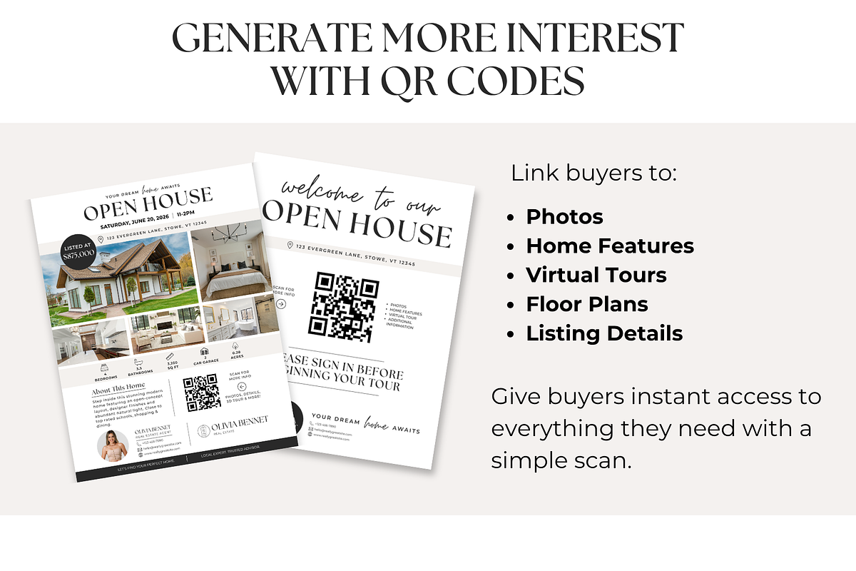 Open House Templates Bundle, a Flyer Template by BrandhavenStudio (Photo 8 of 13)