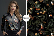 Antonio (graphic floral print), a Wallpaper Graphic by Luiz da Rolt Grathwohl (Thumbnail 4 of 12)