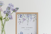 Mauve - Iris Floral Flower Design, a Decorative Illustration by Veris Studio (Thumbnail 14 of 17)