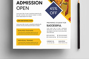 School Admission Flyer Template, a Flyer Template by MightyDesign (Thumbnail 3 of 7)