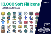 Juicy Icons Soft Fill Bundle, an Outline Icon by Juicy Icons (Thumbnail 1 of 12)
